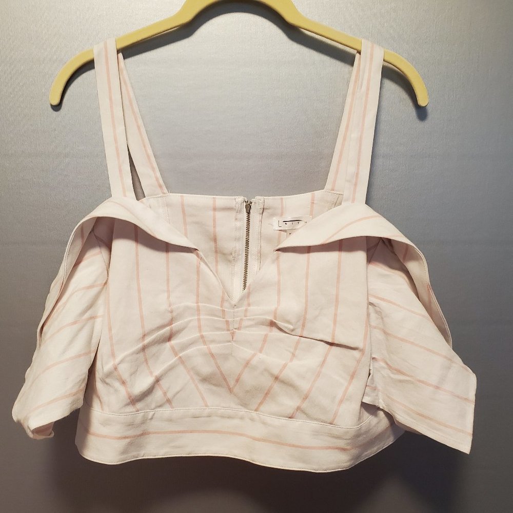 Leith Off The Shoulder Crop Top